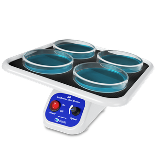 Biosan 3D Sunflower Mini-Shaker with adjustable 3D rotation, brushless motor and non-slip platform for continuous mixing of biological samples in laboratory workflows