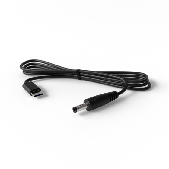 USB-C to power socket 12V adapter