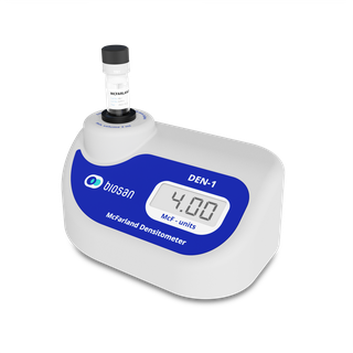 Biosan DEN-1 McFarland densitometer for measuring bacterial suspension density, with digital display