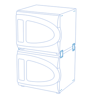 Stapelkit für 2 × ES-20/80 | ES-20/80C