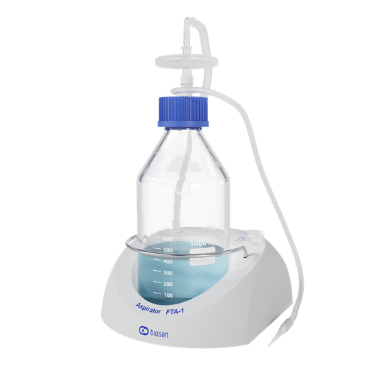 Biosan FTA-1 aspirator with trap flask for liquid aspiration during DNA/RNA purification and laboratory sample preparation