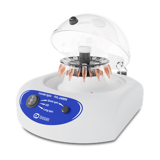 Biosan FVL-2400N compact centrifuge-vortex with fixed speed operation and interchangeable rotors for microbiology and biotechnology labs