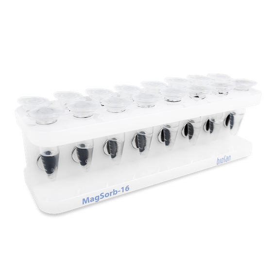 MagSorb-16, Magnetic Rack for Manual Nucleic Acid Extraction