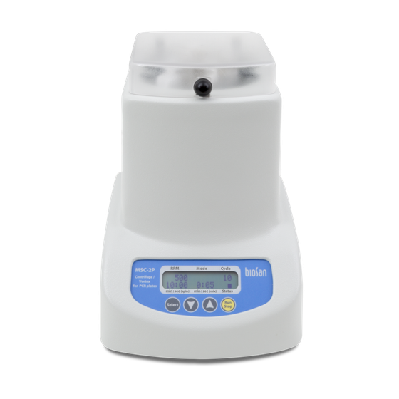 MSC-2P, Minizentrifuge-Vortex für PCR-Platten