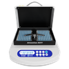 Biosan PST-100HL laboratory thermo-shaker with temperature control and shaking function, holding two microplates, opened heated lid