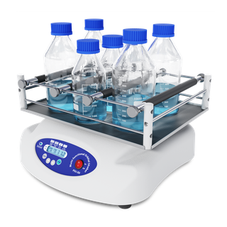 Biosan PSU-20i orbital shaker with programmable orbital, reciprocal and vibrating motion, brushless motor and interchangeable platforms for precise laboratory mixing workflows