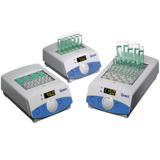 Dry block heating systems with interchangeable blocks