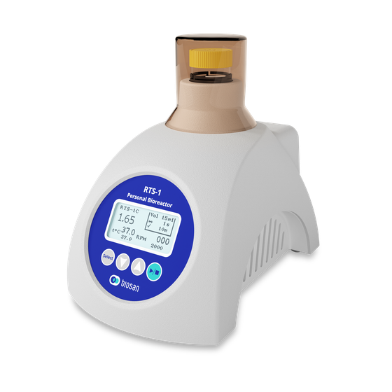 Biosan RTS-1 personal bioreactor with Reverse-Spin technology for real-time microbial culture and optical density monitoring in 50 ml tubes