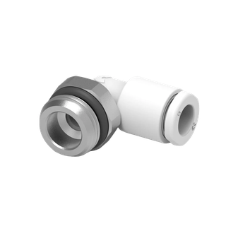 tube connector type 1/2” male to 10mm OD with 90° swivel elbow push fit