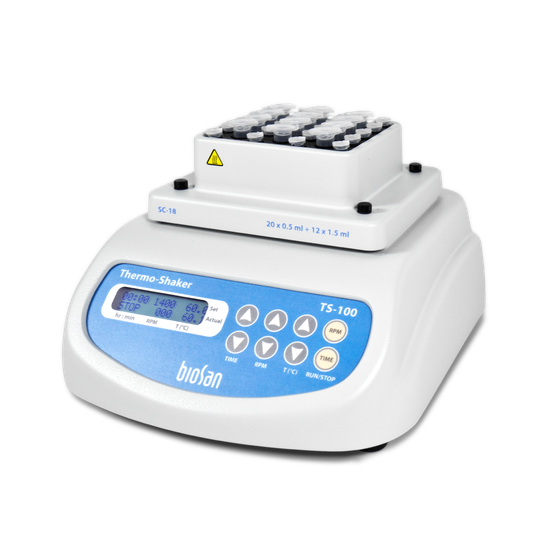 TS-100, Agitatore termico per microprovette e piastre per PCR