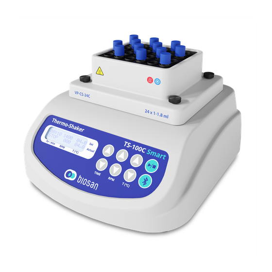 TS-100C Smart, Agitador térmico con refrigeración para microtubos y placas PCR