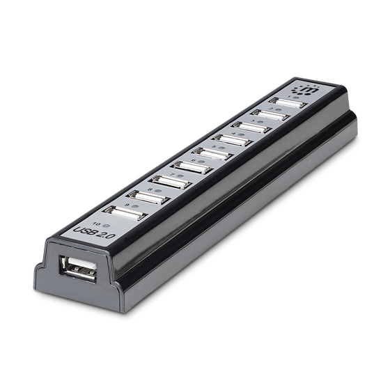 USB 2.0 Hub 10 × ports