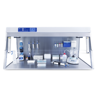 Biosan UVT-S-AR larger PCR cabinet with UV-C decontamination and UV air recirculator for contamination-free DNA/RNA sample preparation