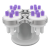 Bucket rotor BR-4U + BA-4/VT vacutainer adapter