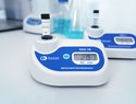 Biosan DEN-1B McFarland densitometer for measuring bacterial suspension density, with digital display, powered from batteries or external supply, frontal view