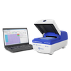 Biosan HiPo MPP-96 microplate photometer for absorbance measurement in 96-well microplates and ELISA assays seen with PC nearby, software included