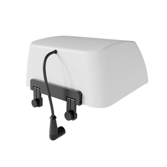 Optional heated lid for TS-100C Pro rear view
